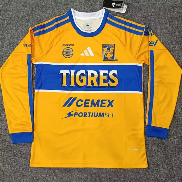 26-27 Tigres UANL Home Long Sleeve Soccer Jersey (长袖)