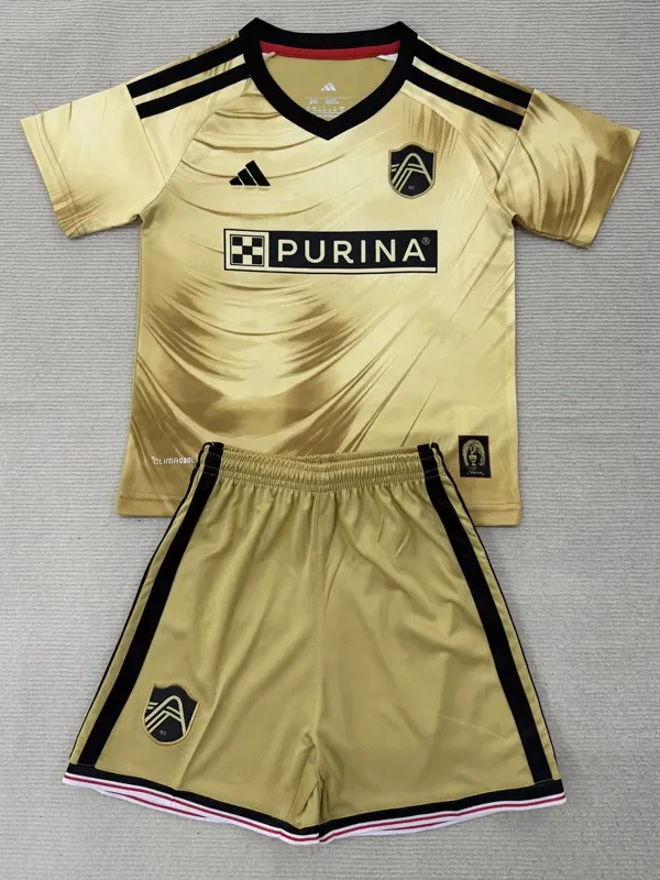 26-27 ST Louis City Away Kids Soccer Jersey (带章)