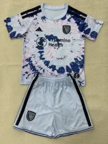 26-27 San Jose Earthquakes Away Kids Soccer Jersey