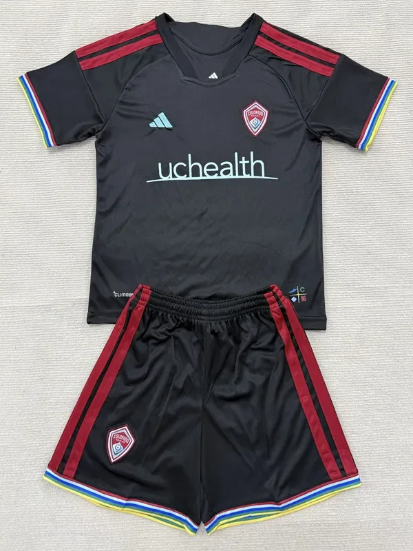 26-27 Colorado Rapids Home Kids Soccer Jersey