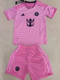 26-27 Inter Miami Home Kids Soccer Jersey