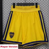 26-27 Boca Juniors Yellow Player Version Shorts Pants(球员短裤)