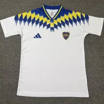 26-27 Boca Juniors White Casual Training Shirts