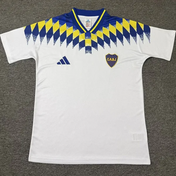 26-27 Boca Juniors White Casual Training Shirts