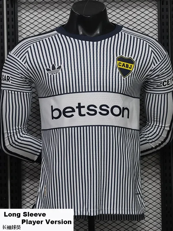 26-27 Boca Away Long Sleeve Player Version Soccer Jersey (长袖球员)
