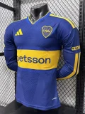 26-27 Boca Home Long Sleeve Player Version Soccer Jersey (长袖球员)