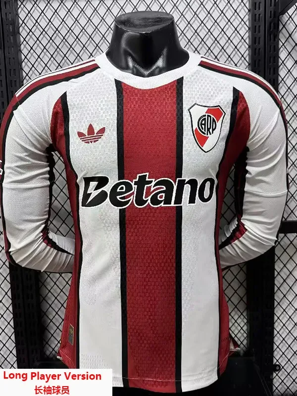 26-27 River Plate Away Long Sleeve Player Version Soccer Jersey (长袖球员)