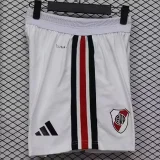 26-27 River Plate White Player Version Shorts Pants(球员短裤)