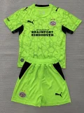 26-27 PSV Green Goalkeeper Kids Soccer Jersey