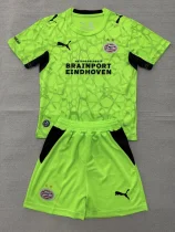 26-27 PSV Green Goalkeeper Kids Soccer Jersey