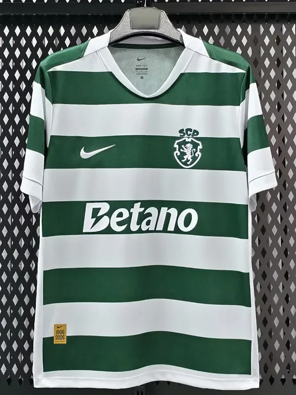 26-27 Sporting Lisbon Home Fans Soccer Jersey