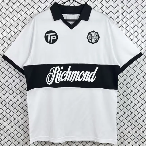 1990 Club Olimpia Home Retro Soccer Jersey