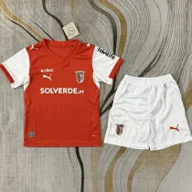 26-27 Braga Home Kids Soccer Jersey