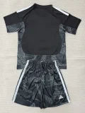 26-27 Celtic Black Goalkeeper Kids Soccer Jersey