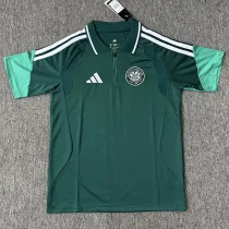 26-27 Celtic Green Polo Short Sleeve (半拉链)