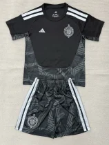 26-27 Celtic Black Goalkeeper Kids Soccer Jersey