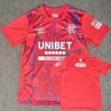 26-27 Rangers Red Goalkeeper Fans Soccer Jersey