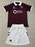 26-27 Hearts Home Kids Soccer Jersey