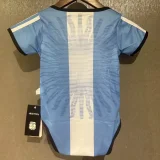 26-27 World Cup Argentina Messi Farewell Match Baby Infant Crawl Suit