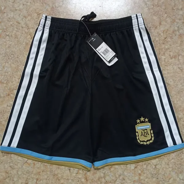 26-27 Argentina Black Shorts Pants (蓝边)