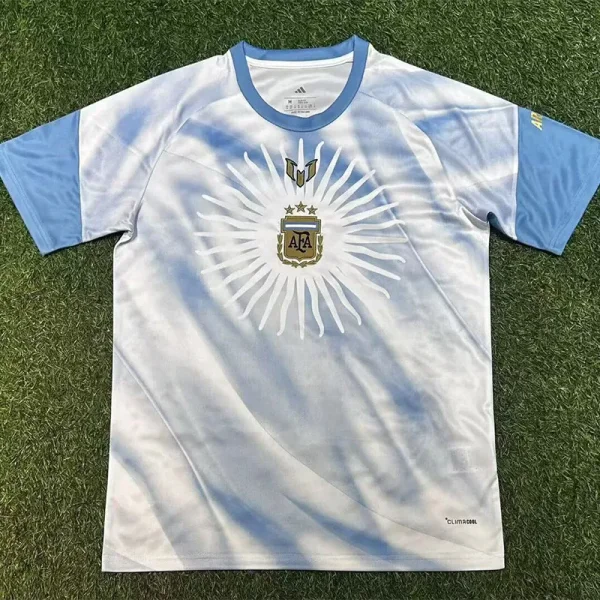 26-27 Argentina White blue Fans Training shirts