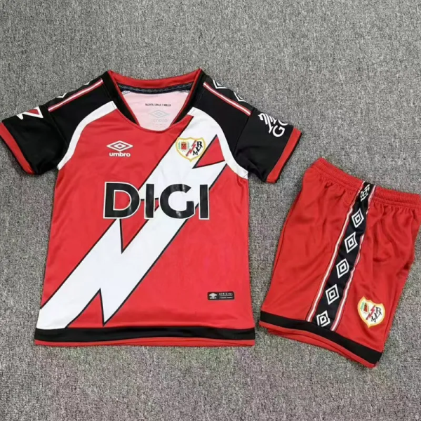 26-27 Rayo Vallecano Away Kids Soccer Jersey