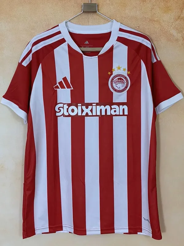 26-27 Olympiacos Home Fans Soccer Jersey