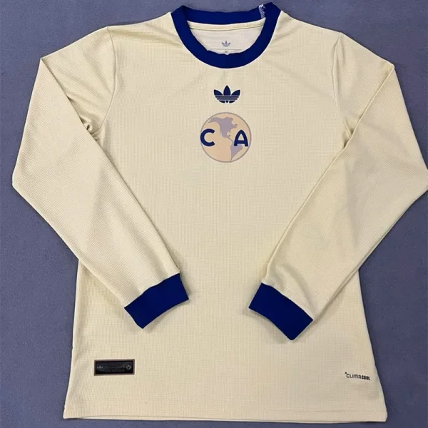 26-27 Club America 110th Anniversary Yellow Long Sleeve Soccer Jersey (长袖)
