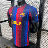 26-27 BAR GOLF Joint Home Player Version Soccer Jersey(胸前广告)