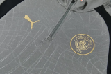 26-27 Man City Grey Half Pull Tracksuit (半拉链)