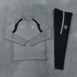 26-27 Man City Grey Half Pull Tracksuit (半拉链)
