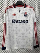 2027 Universidad De Chile White Long Sleeve Soccer Jersey (长袖)