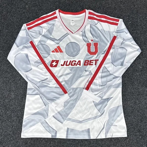 26-27 Universidad De Chile Grey Long Sleeve Soccer Jersey (长袖)