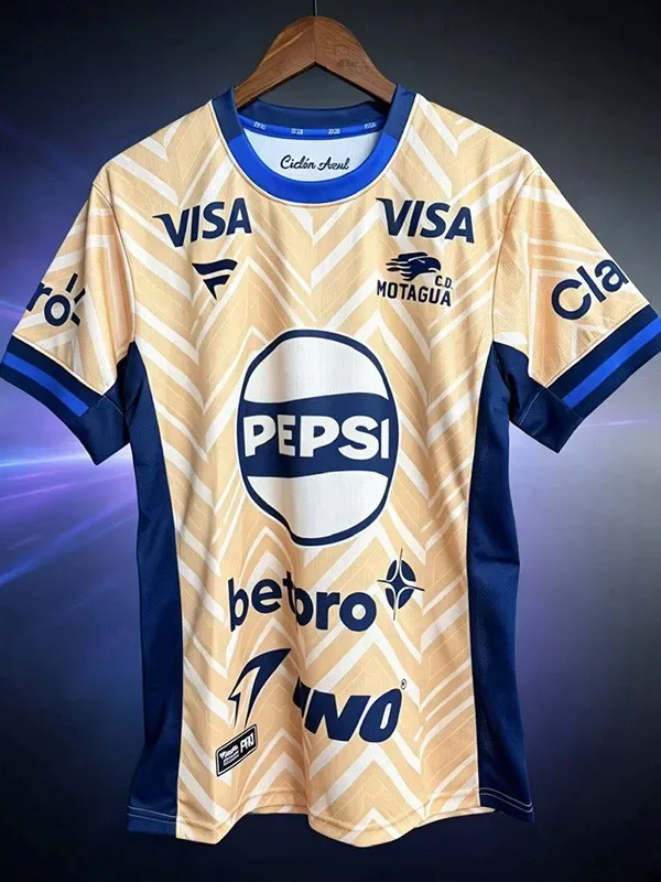 26-27 Motagua Yellwo Fans Soccer Jersey