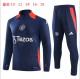 24-25 Man Utd High Quality Kids Half Pull Tracksuit