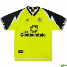 1995-1996 Borussia Dortmund Home Retro Soccer Jers