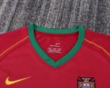 2006 Portugal Home Retro Kids Soccer Jersey