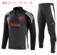 24-25 Man Utd High Quality Kids Half Pull Tracksuit