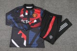 24-25 Man Utd High Quality Half Pull Tracksuit