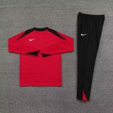 2024 NK Red Half Pull Tracksuit 