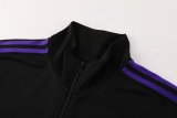 2024 AD Black Jacket Tracksuit
