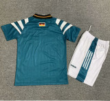 1996 Germany Away Retro Kids Soccer Jersey