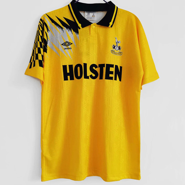 1992-1994 TOT Yellow Retro Soccer Jersey