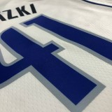 21-22 Dallas NOWITZKI #41 White 75th Anniversary Top Quality Hot Pressing NBA Jersey