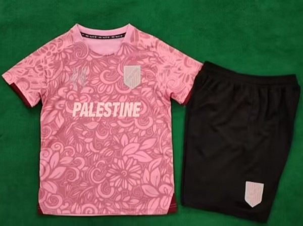 2024 Palestine Fans Kids Soccer Jersey