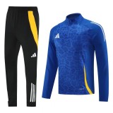 2024 AD Blue Half Pull Tracksuit 