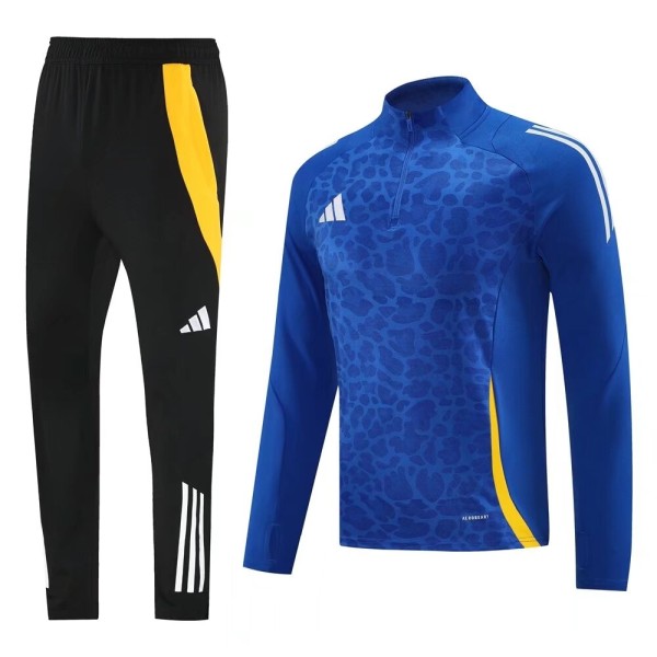 2024 AD Blue Half Pull Tracksuit 