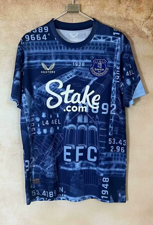 2025 EVE Blue Special Edition Fans Soccer Jersey