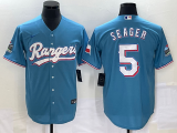 2024 MLB Texas Rangers New Pattern Jersey