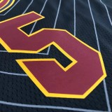 CLEVELAND SMITH JR. # 5 Black Top Quality Hot Pressing NBA Jersey